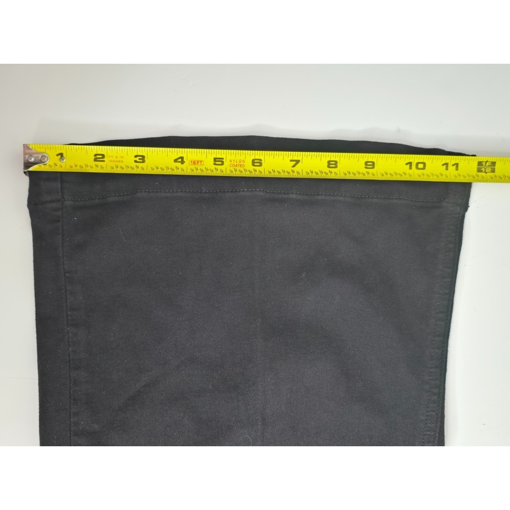 Paige Leenah Slim Wide Leg Jeans Womens 32 Black NEW Transcend Flawless Fit - Picture 11 of 13